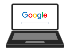 Google on laptop