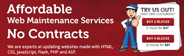 Affordable Web Maintenance Solutions