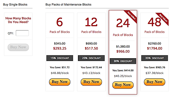 Website Maintenance Calculator