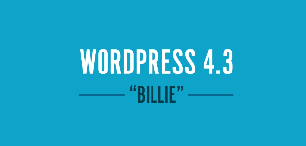 WordPress 4.3 is Out