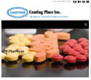 Tablet View of Coating Place's Home Page in thumbnail