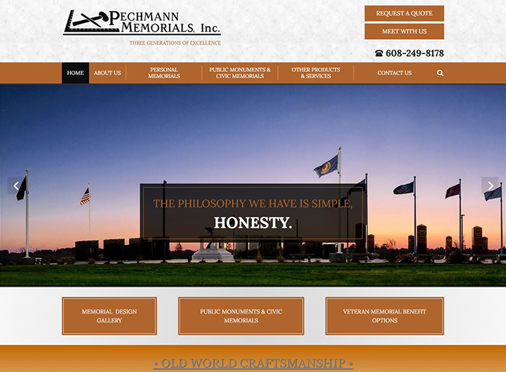 Pechmann Memorials Website
