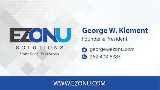 EZONU Business Card Design by Webstix