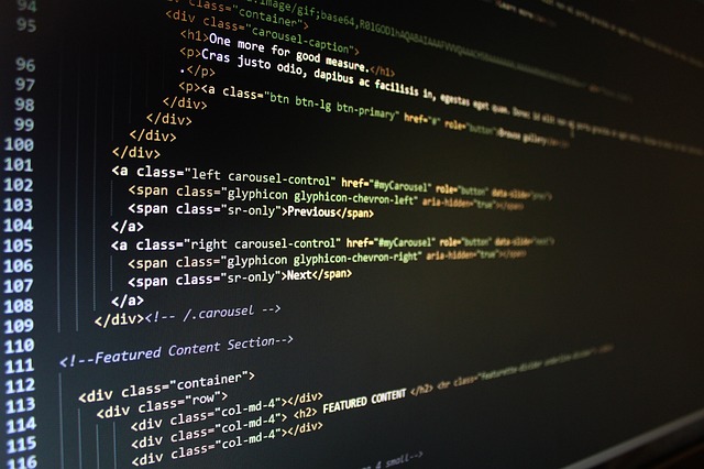 Website HTML code