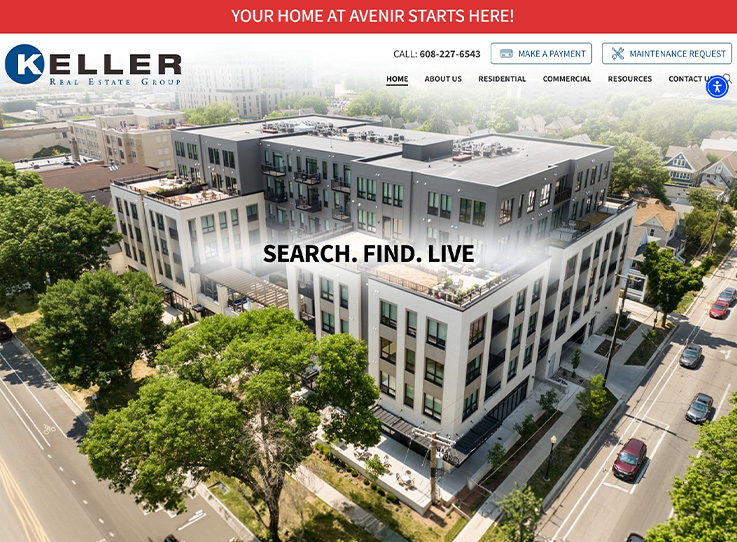 Keller Real Estate Group Website