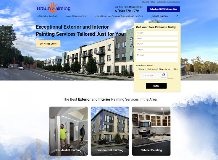 Braun Painting Website