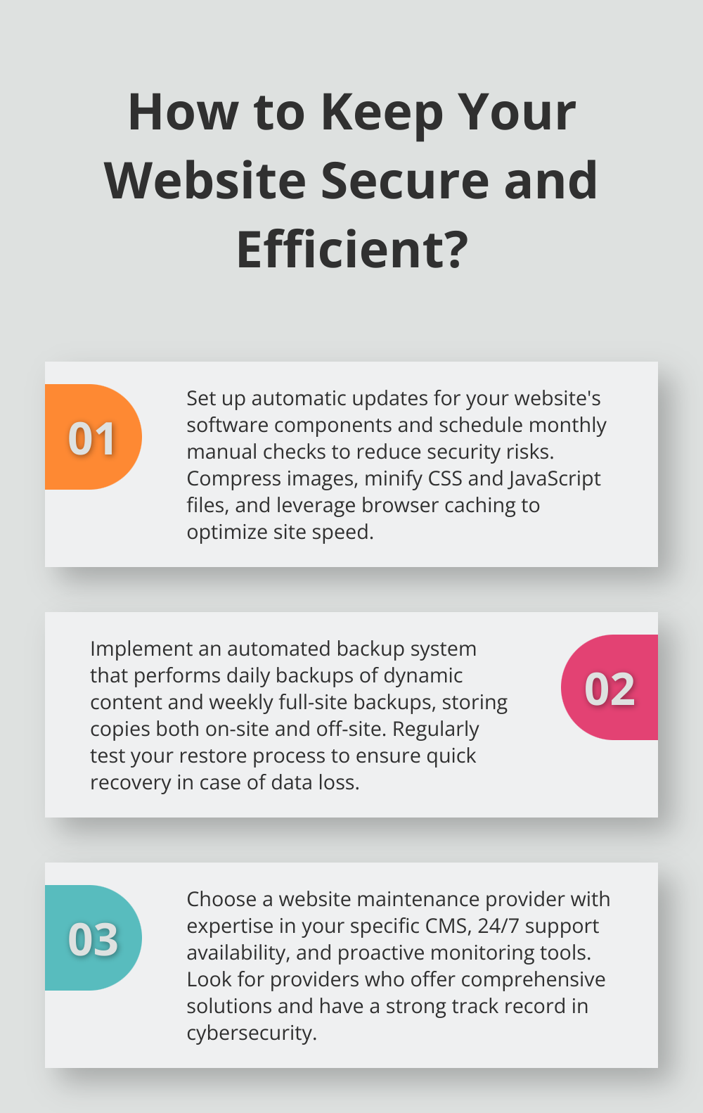 Fact - How to Keep Your Website Secure and Efficient?