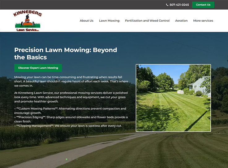 Kinneberg Lawn Service Website