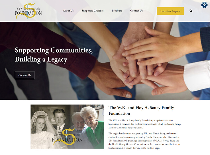 Sauey Family Foundation Website