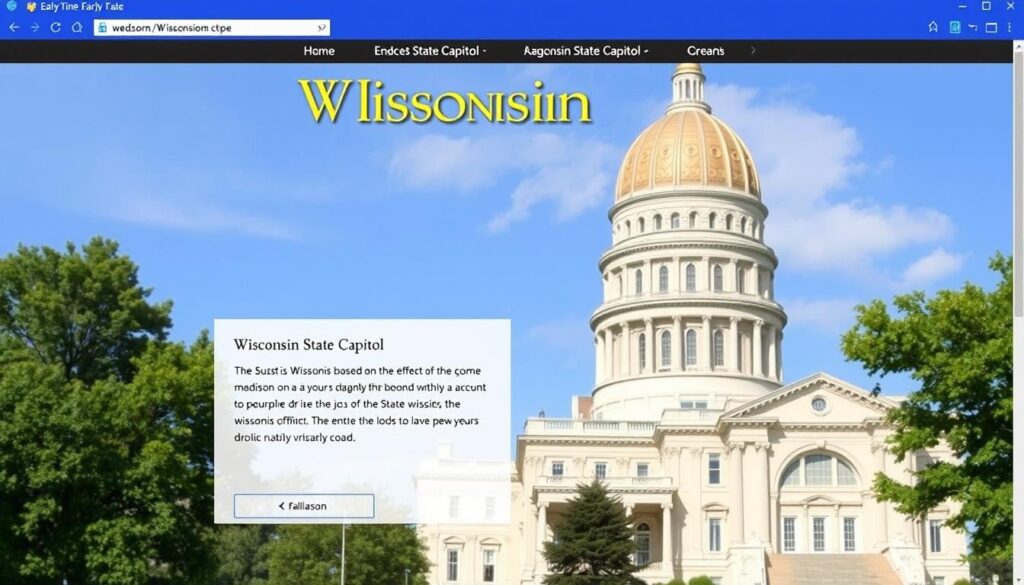 Wisconsin State Capitol website