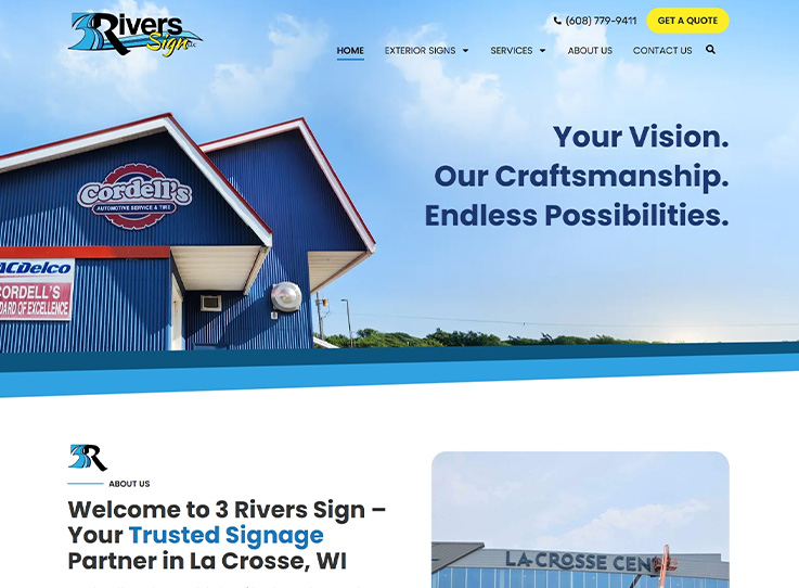 Three Rivers Sign Website