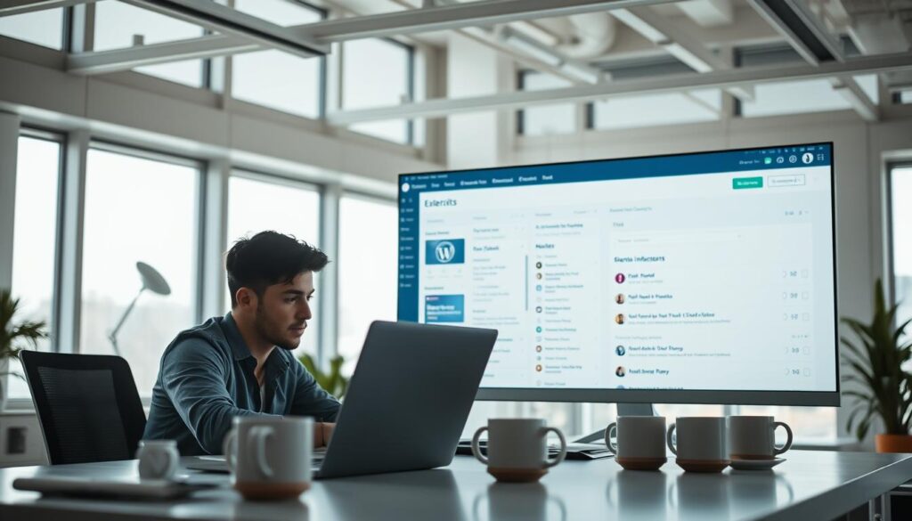 Man with laptop