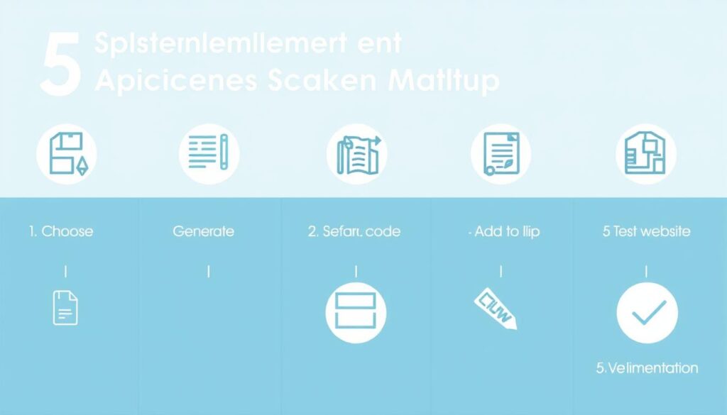 Step-by-step process of implementing schema markup to improve search rankings