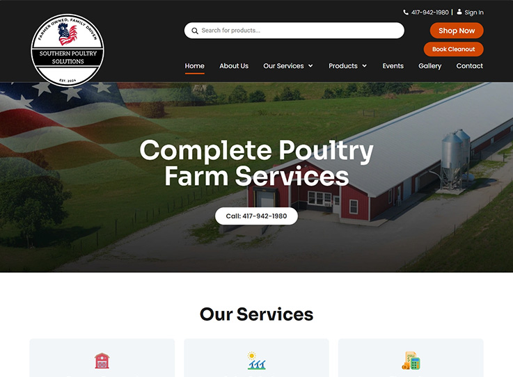 Southern Poultry Solutions Website