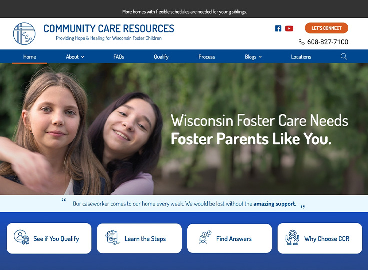 Community Care Resources Website