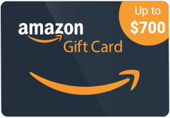 Amazon gift card up to $700.