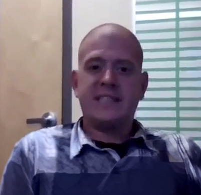 Man in plaid shirt