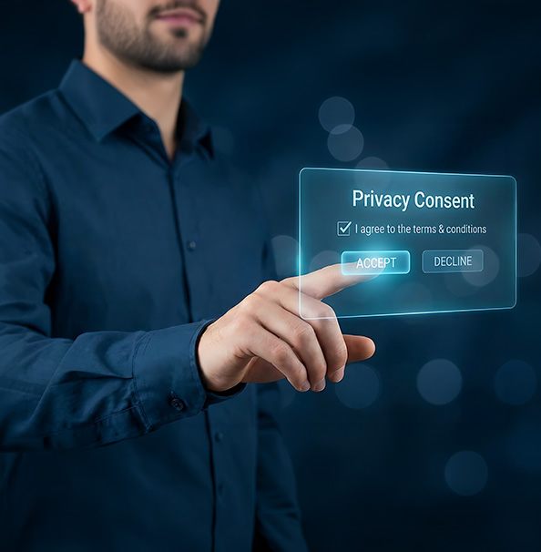 Privacy consent interface